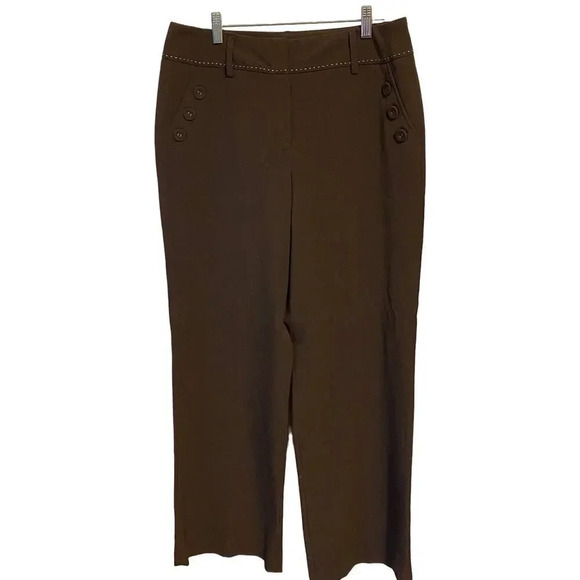 Larry Levine Stretch Dress Pants Women Size 12 - Picture 1 of 6